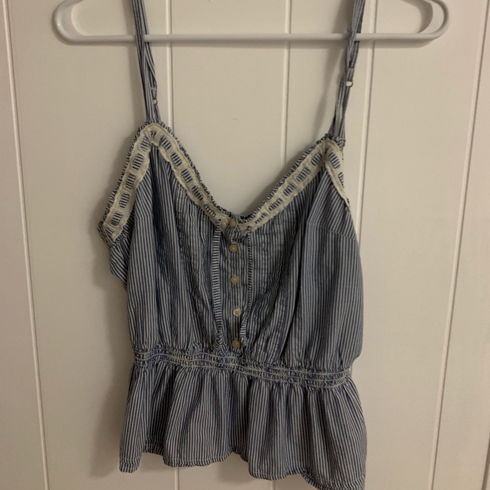 Hollister cute gathered cami